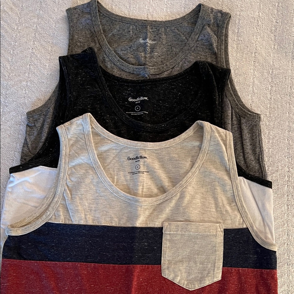 Goodfellow & Co Colorblock and Solid Tank Tops